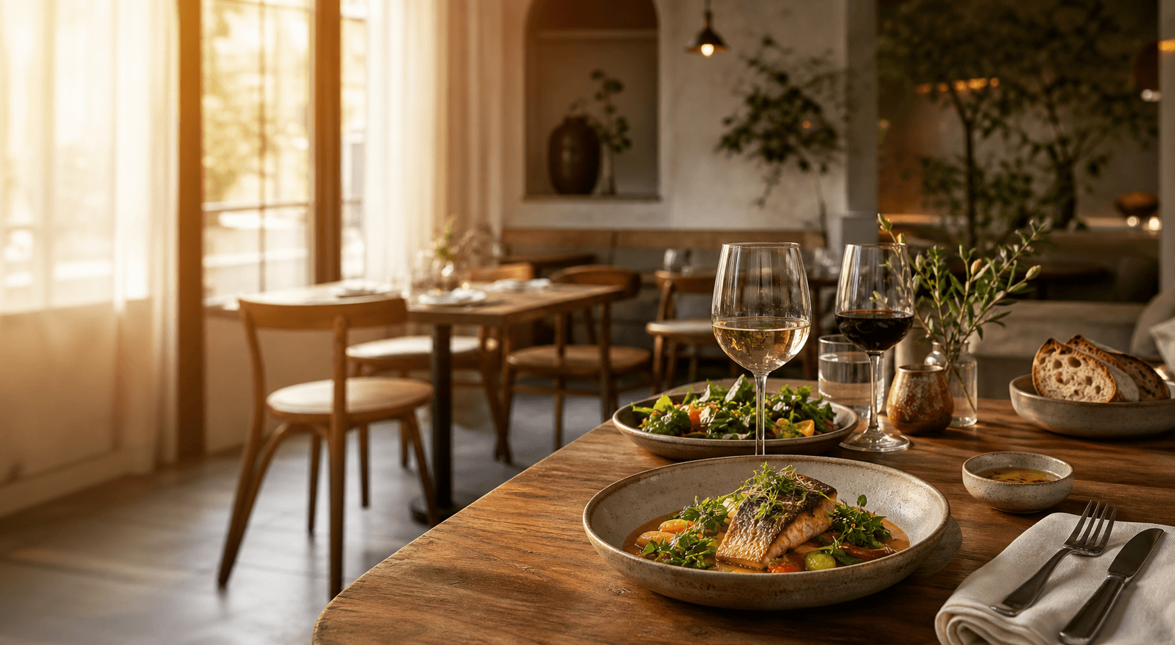 Interiér restaurace